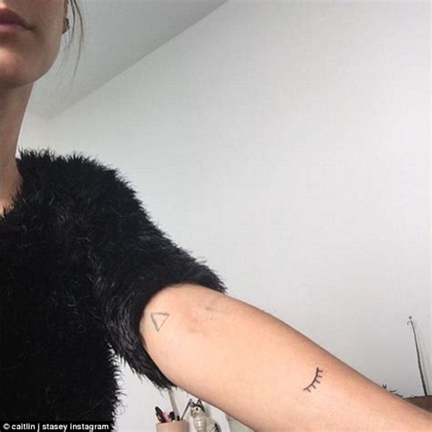 Caitlin Stasey Adds To Her Tattoo Collection By Getting A Pair Of