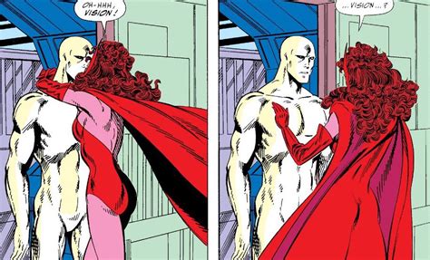 wandavision confronts the headache of vision and scarlet