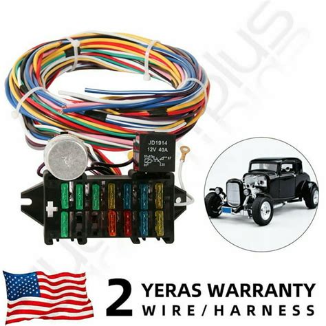 wildly   circuit universal wiring harness muscle street rod   ford walmartcom