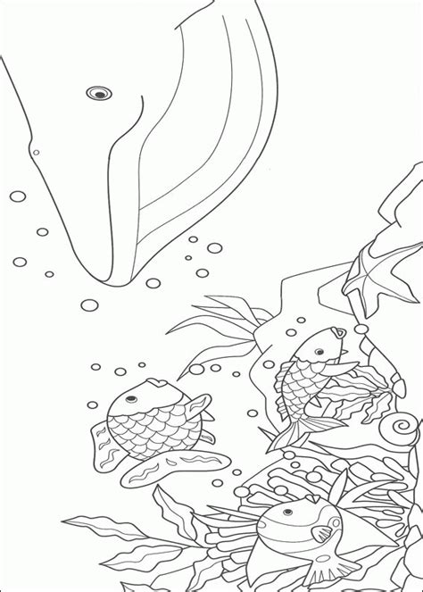 rainbow fish coloring pages coloringpagesabccom