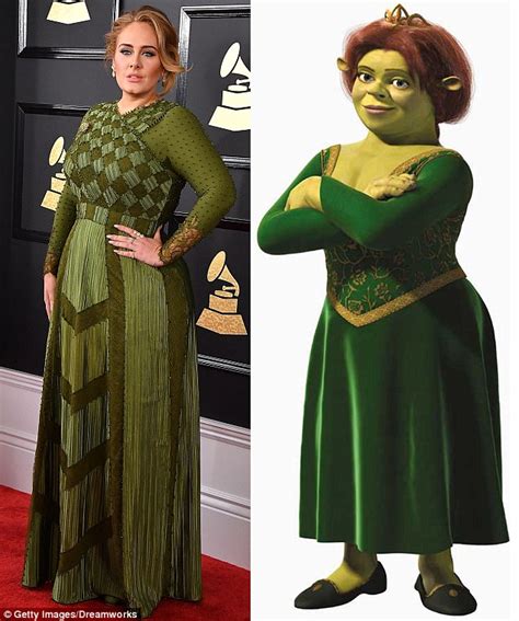 Adele Slams Twitter Trolls For Shrek S Fiona Comparisons Daily Mail