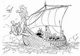 Viking Ship Asterix Et Vikings Obelix Les Drawing Astérix Coloring Rune Pages Getdrawings Comic Générique sketch template