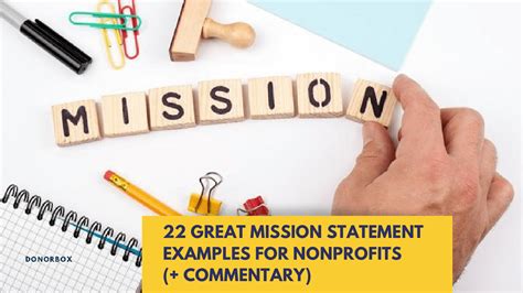 great nonprofit mission statement examples