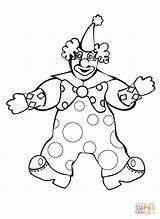 Clown Coloring Pages Drawing Scary Clowns Drawings Face Circus Color Colour Evil Printable Silhouettes sketch template