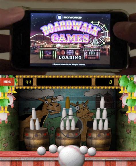 boardwalk games brings classic midway attractions   iphone ipod