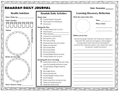 ramadan journal template preparing  ramadan ramadan ramadan