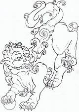Foo Coloring Tiger Lions Lion sketch template