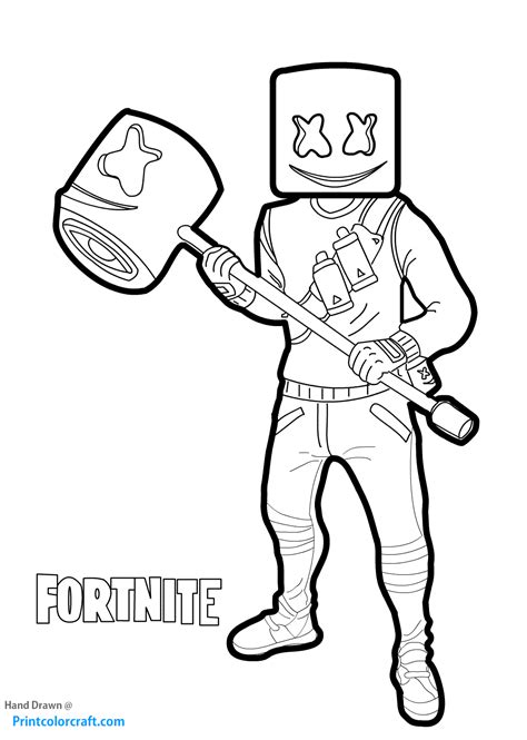 fortnite group coloring pages coloring pages
