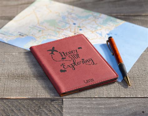 custom passport cover personalized passport holders engraved passport cover leatherette