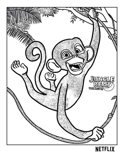jungle beat   coloring pages   animals friends