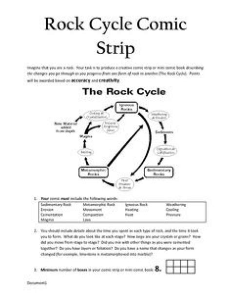 rock cycle worksheet google search school pinterest rock rock