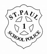 Coloring Badge Police Pages Paul Badges Sheriff School St Drawing Kids Officer Clipart Kinder Getcolorings Popular Getdrawings Coloringhome Library Cliparts sketch template