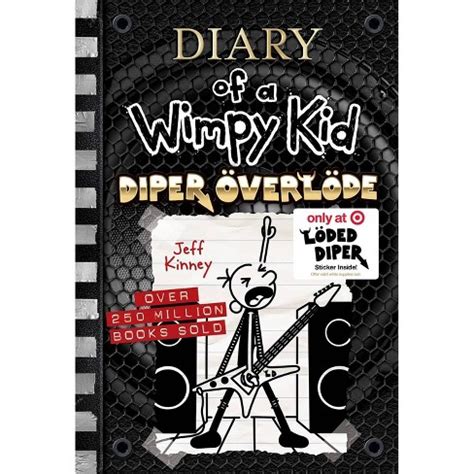 diary   wimpy kid  diper oeverloede target exclusive edition  jeff kinney hardcover