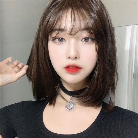 Ulzzang Girl Short Hair Cute Korean Girl Ulzzang Hair Girl
