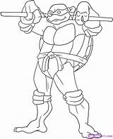 Coloring Pages Michelangelo Tmnt Ninja Mutant Turtles Teenage Getdrawings Drawing sketch template