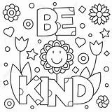 Coloring Pages Kind Inspirational Kindness Colouring Kids Sheets Printable Choose Vector Health Mental Week 30seconds Print Color Awareness Adults Printables sketch template