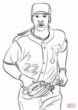 Coloring Pages Mccutchen Andrew Baseball Categories sketch template