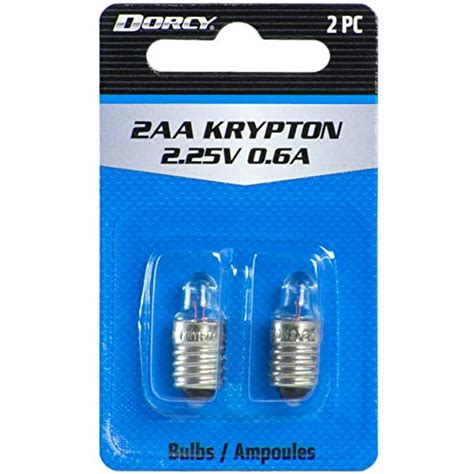 Dorcy 2aa 2 25 Volt 0 6a Krypton Replacement Bulb 2 Pack 41 1664