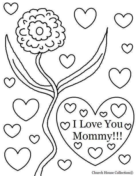 mothers day coloring pages cards google search  images mom