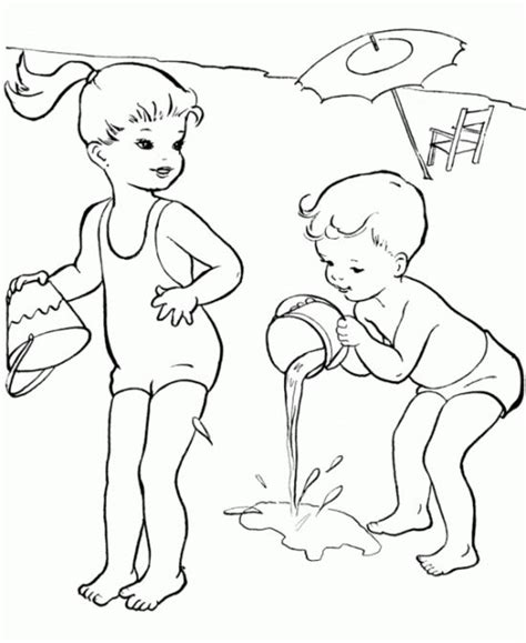 summer holidays coloring pages  kids   printable coloring