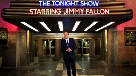 jimmy fallon    lights   tonight show  rock marquee