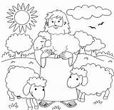 Shepherd Coloring Pages Good Am Sheep Getcolorings sketch template