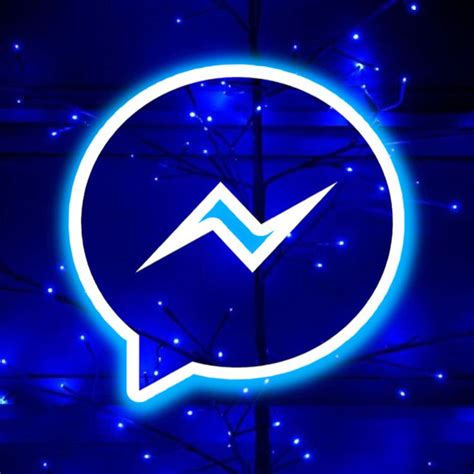 neon blue messenger icon wallpaper iphone neon blue wallpaper iphone iphone photo app