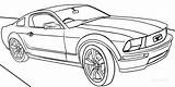 Mustang Coloring Pages Car Fast Cars Furious Ford Gt Outline Camaro Printable Drawing Print Pdf Chevrolet Exotic Cool2bkids Kids Colouring sketch template