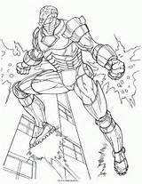 Iron Coloring Man Pages Coloringpages1001 Ironman sketch template