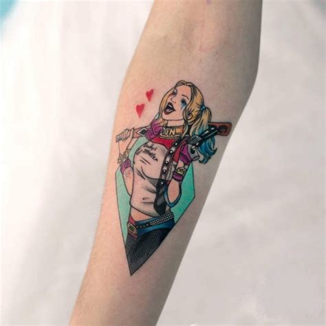 Simple Small Harley Quinn Tattoo Best Tattoo Ideas