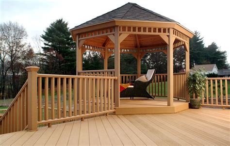 outdoor deck gazebos design ideas