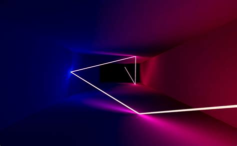 beautiful abstract seamless animation of neon glowing