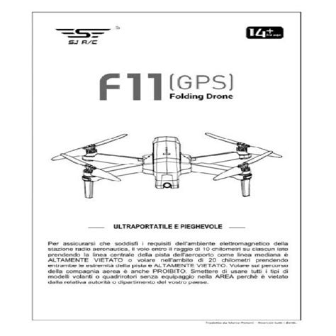 manuale  italiano drone sjrc     mantova clasf elettronica