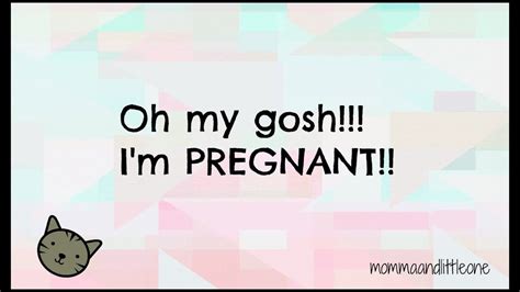 oh my gosh i m pregnant youtube