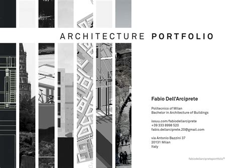 architecture portfolio  fabio dellarciprete issuu