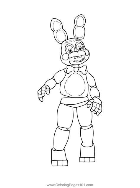 toy bonnie fnaf coloring page fnaf coloring pages printable coloring
