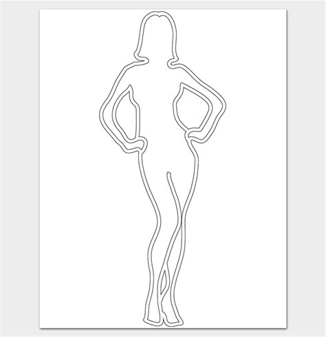 female body diagram outline body diagram female stock illustrations