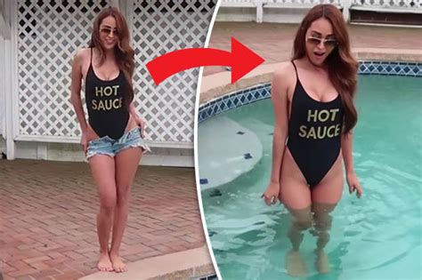 Sexy Weather Girl Yanet Garcia Flashes Bum And Boobs In