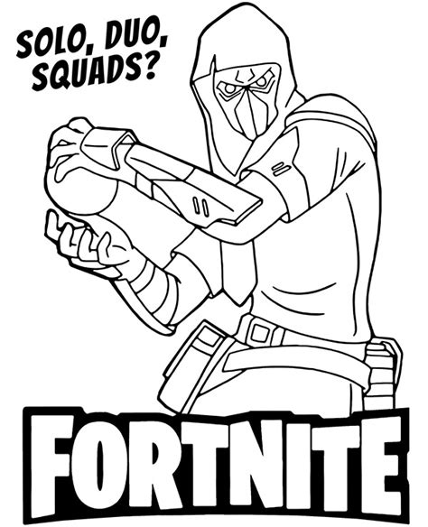 fortnite coloring page topcoloringpagesnet