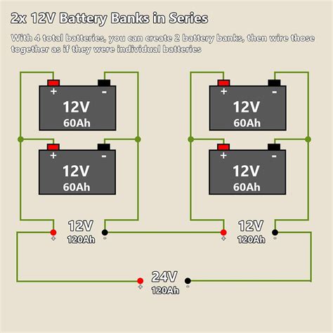 volt battery parallel wiring diagram