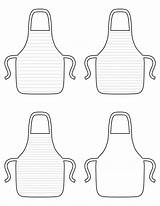 Apron Templates Writing Shaped Template Printable Paper Size sketch template
