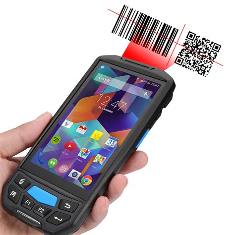 bluetooth android handheld pda barcode scanner  uhf nfc reader