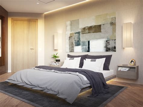 stunning bedroom lighting design   effect floating   bed roohome