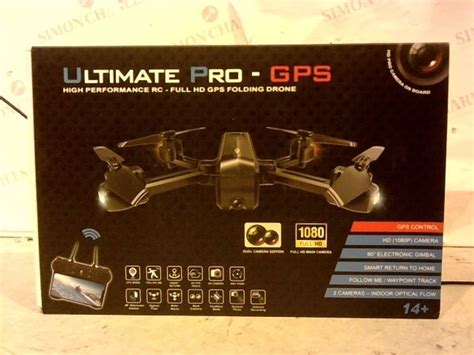 high performance rc hd pro folding drone  simon charles auctioneers