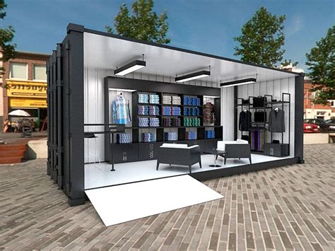 exhibition design hdri rendering   ben shermans container shop