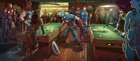 superbar by charlie layton marvel dc superheroes
