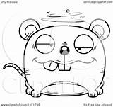 Mascot Lineart Drunk Mouse Character Illustration Cartoon Royalty Thoman Cory Graphic Clipart Vector 2021 sketch template