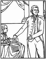 Thomas Jefferson Coloring Pages Presidents Edison Printables Printable Color Worksheets Kids President Pdf States United Getcolorings Template  Purplekittyyarns sketch template