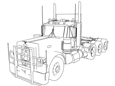 fresh  semi coloring pages kenworth coloring pages