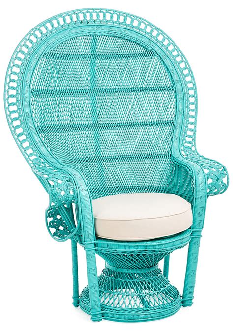 turquoise peacock accent chair  turquoise